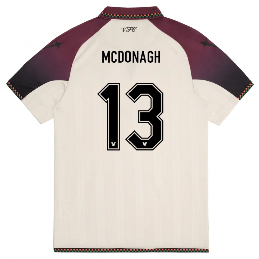 גברים כדורגל אויסין מקדונה #13 קרם בורדו הרחק ג'רזי 2025/26