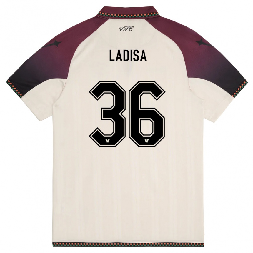 גברים כדורגל מרקו לדיסה #36 קרם בורדו הרחק ג'רזי 2025/26