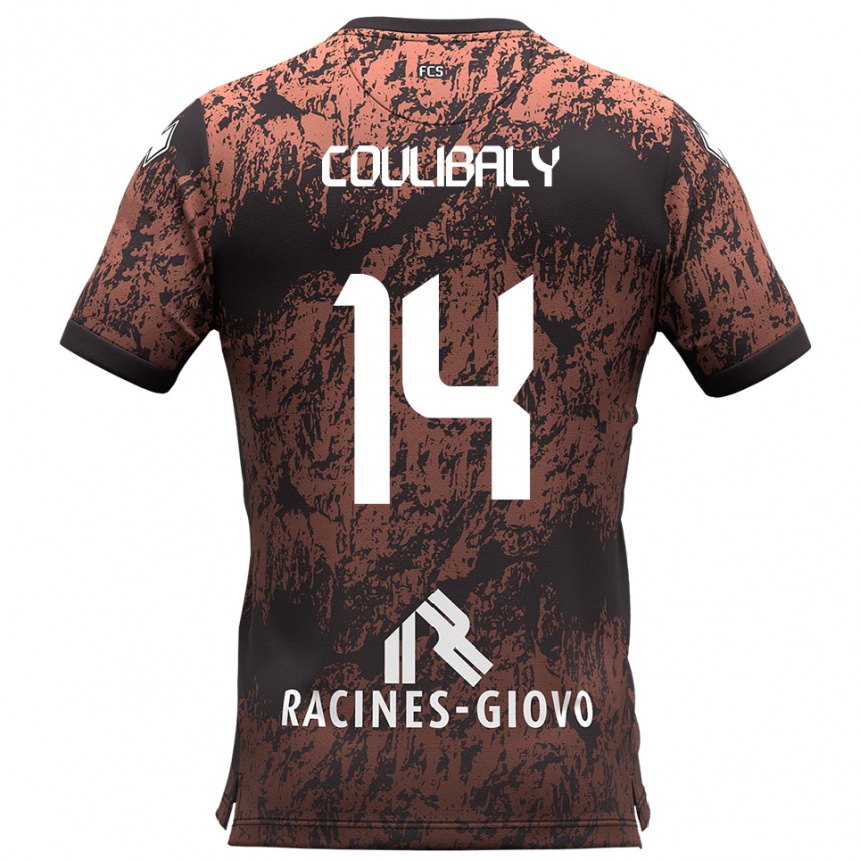 גברים כדורגל ממאדו קוליבאלי #14 חום שחור הרחק ג'רזי 2025/26