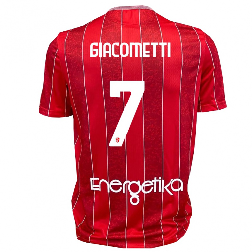 גברים כדורגל Alex Giacometti #7 אדום לבן הרחק ג'רזי 2025/26