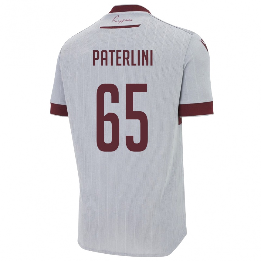 גברים כדורגל פדריקו פטרליני #65 בורגונדי לבן הרחק ג'רזי 2025/26