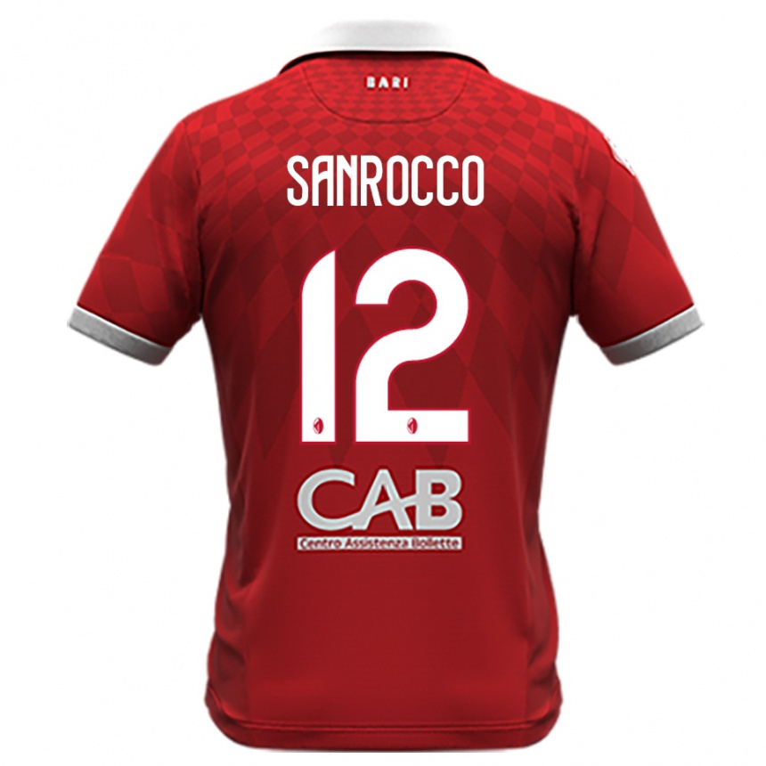 גברים כדורגל Michele Sanrocco #12 אדום לבן הרחק ג'רזי 2025/26