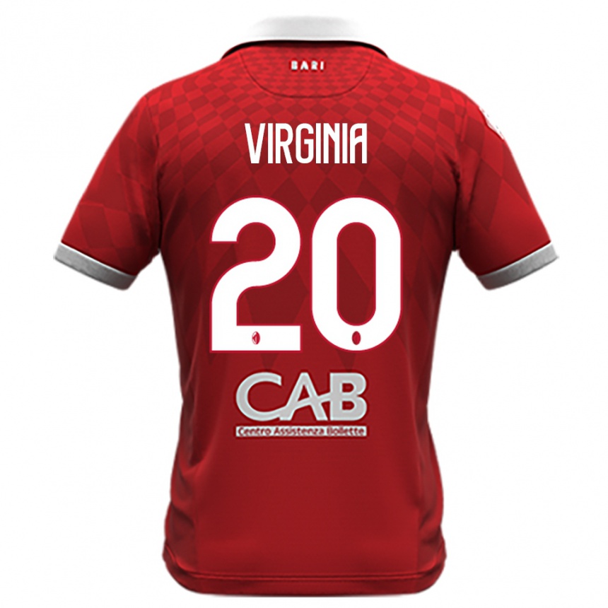 גברים כדורגל Kiswensida Virginia #20 אדום לבן הרחק ג'רזי 2025/26