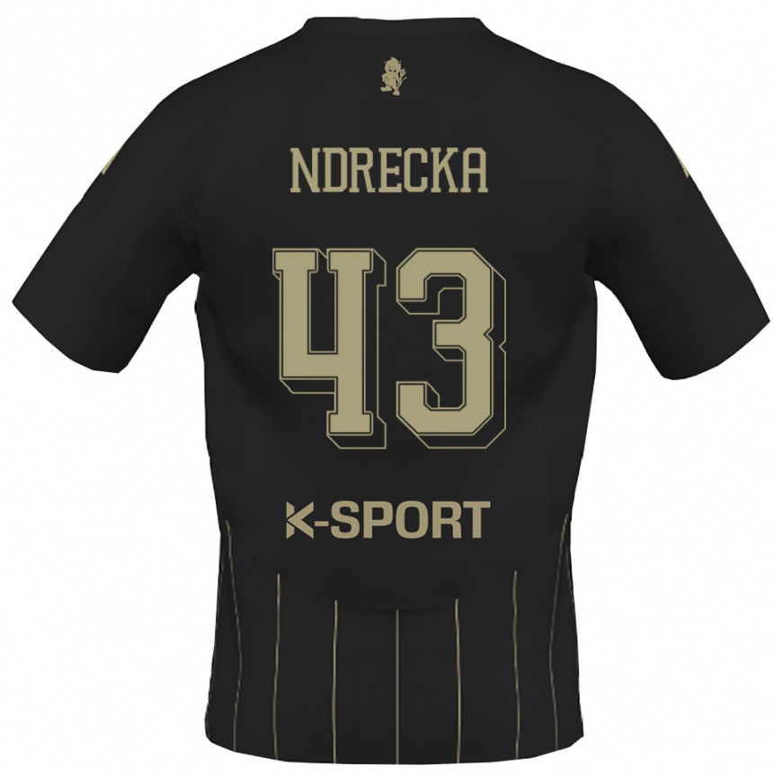 גברים כדורגל אנג׳לו נדרקה #43 אפור לבן הרחק ג'רזי 2025/26