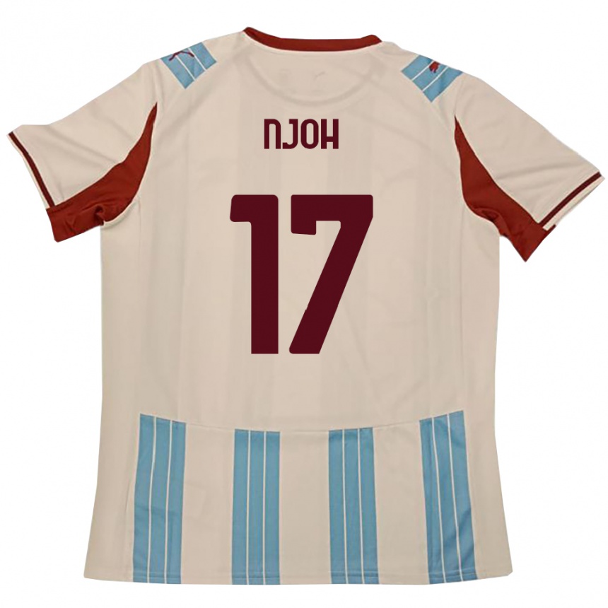 גברים כדורגל ליליאן ניוה #17 תכלת לבן הרחק ג'רזי 2025/26