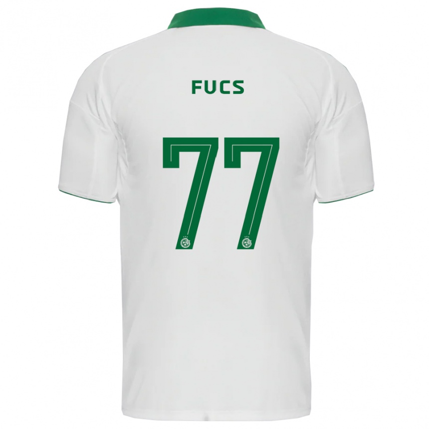 גברים כדורגל רועי פוקס #77 לבן ירוק הרחק ג'רזי 2025/26