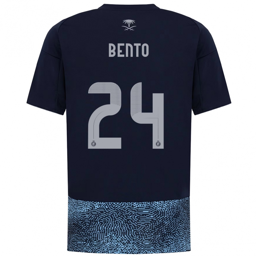 גברים כדורגל Bento #24 כחול נייבי תכלת הרחק ג'רזי 2025/26