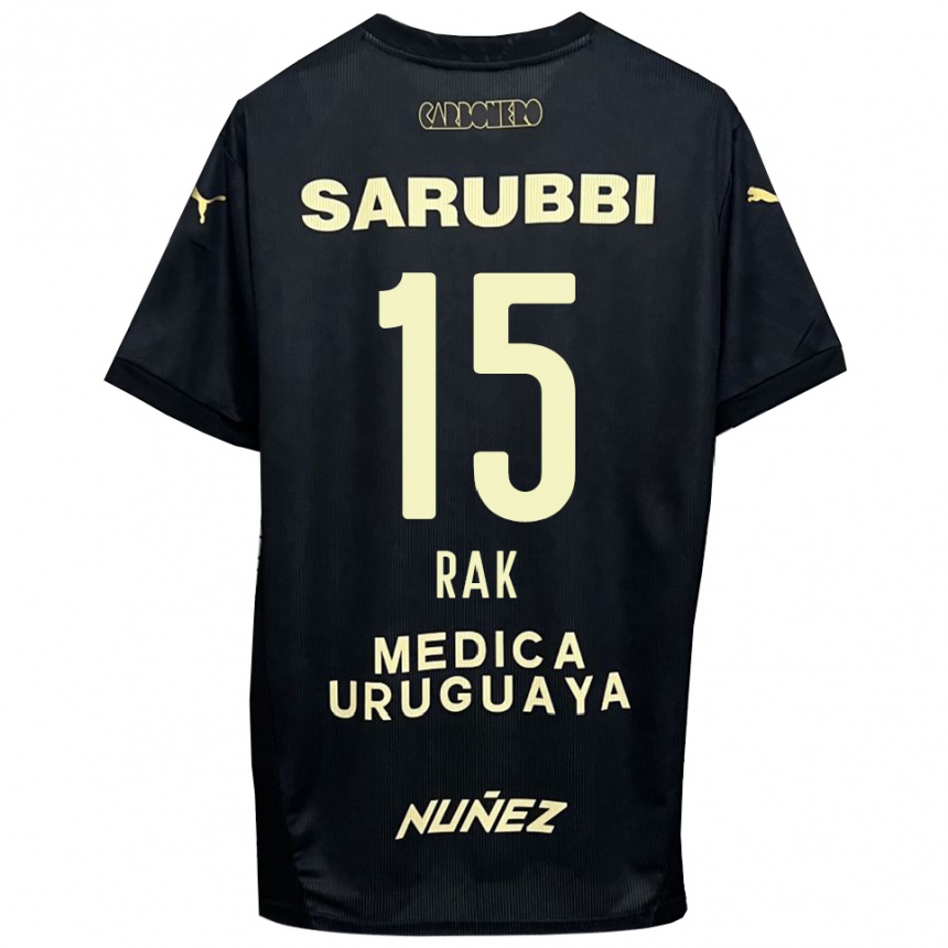 גברים כדורגל יונטהם רק #15 שחור זהב הרחק ג'רזי 2025/26