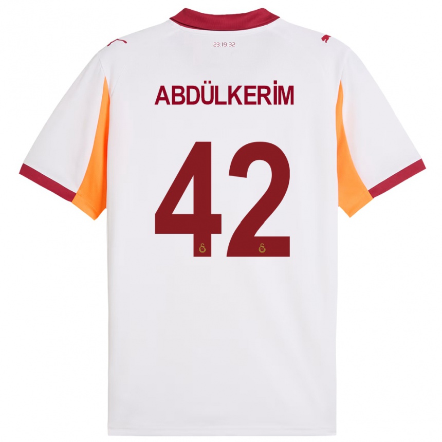 גברים כדורגל אבדילקרים ברדקס #42 לבן אדום הרחק ג'רזי 2025/26