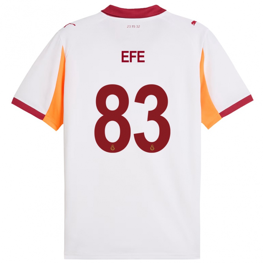 גברים כדורגל אפי אקמן #83 לבן אדום הרחק ג'רזי 2025/26