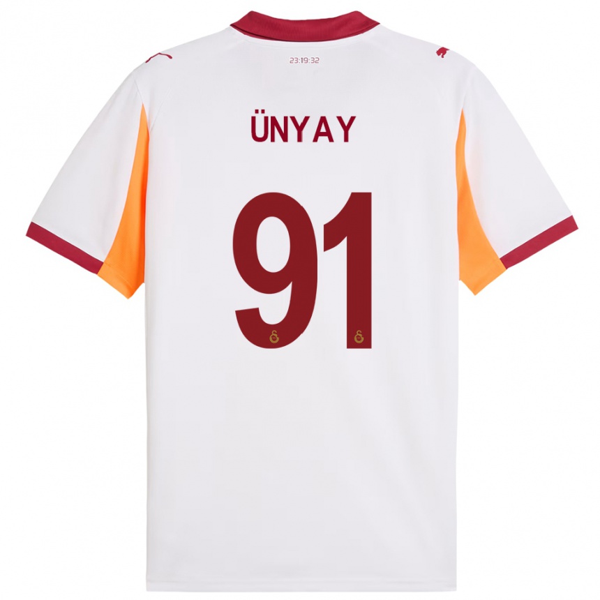 גברים כדורגל ארדה איניאיי #91 לבן אדום הרחק ג'רזי 2025/26