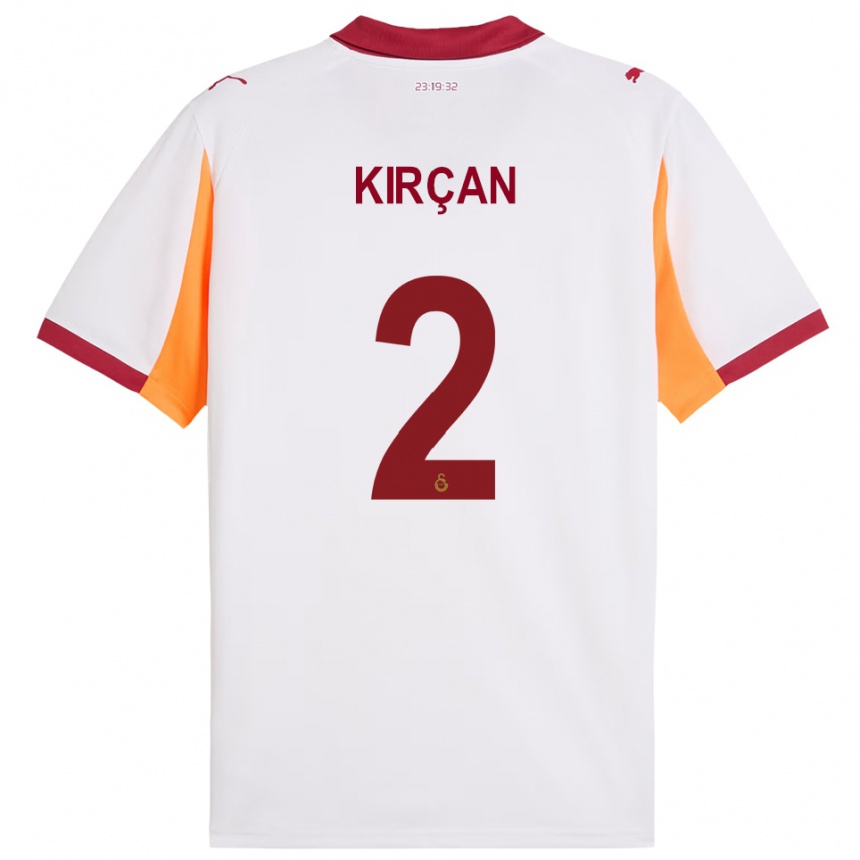גברים כדורגל כרם קירצ׳אן #2 לבן אדום הרחק ג'רזי 2025/26