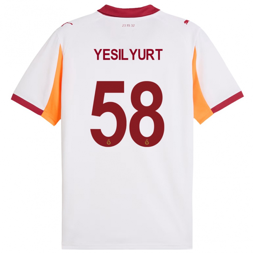 גברים כדורגל אלי ישיליורט #58 לבן אדום הרחק ג'רזי 2025/26