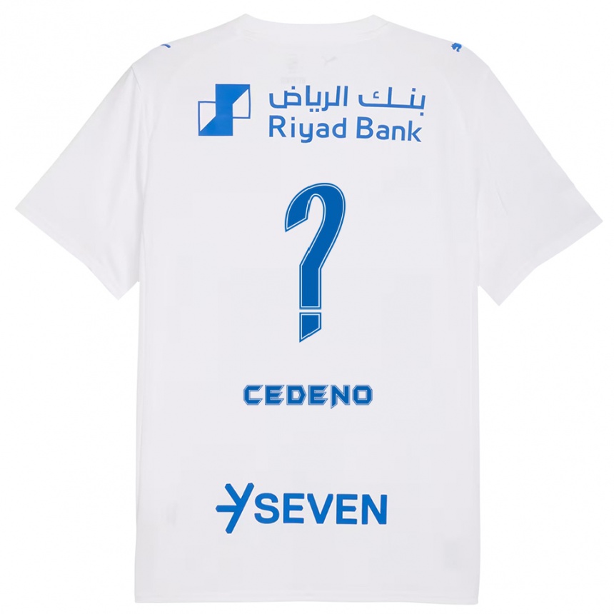 גברים כדורגל לינת' סדניו #0 לבן כחול הרחק ג'רזי 2025/26