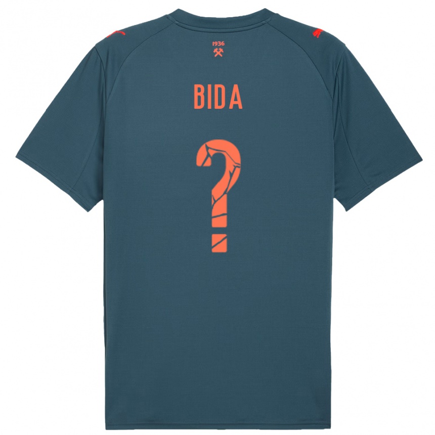 גברים כדורגל דני בידה #0 כחול נייבי אדום הרחק ג'רזי 2025/26