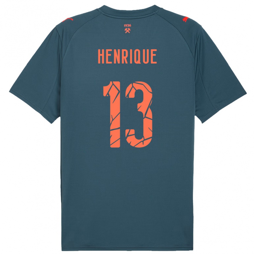 גברים כדורגל Pedro Henrique #13 כחול נייבי אדום הרחק ג'רזי 2025/26