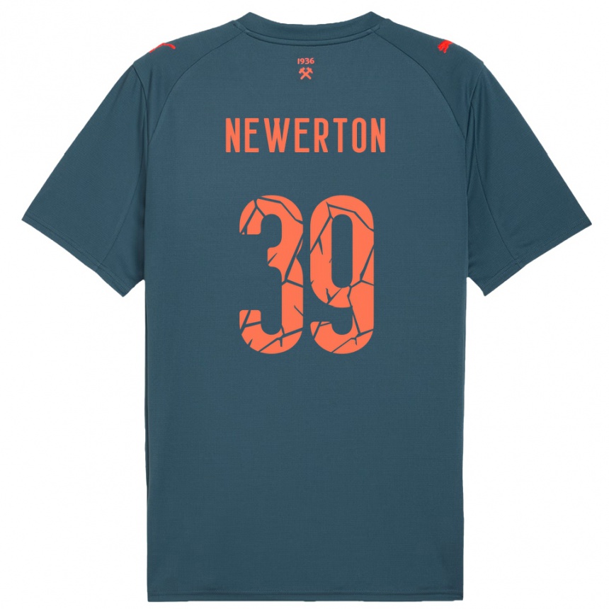 גברים כדורגל נוורטון #39 כחול נייבי אדום הרחק ג'רזי 2025/26