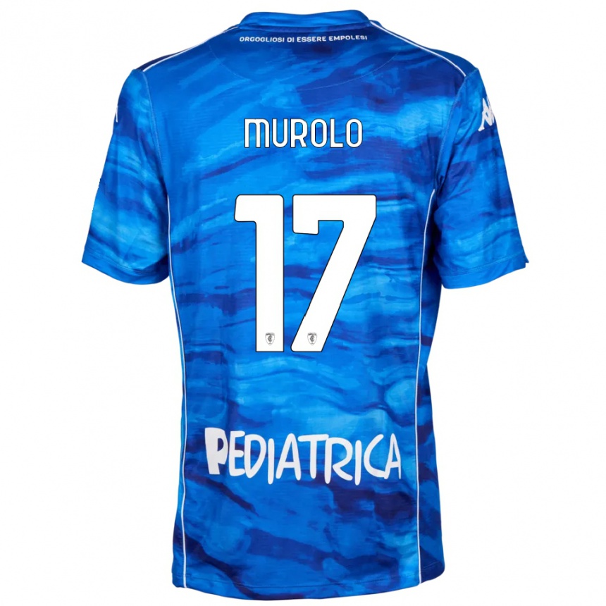 נשים כדורגל Vincenzo Murolo #17 כחול לבן ג'רזי ביתית 2025/26