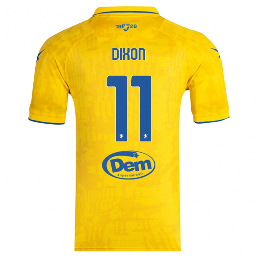 נשים כדורגל דמאר דיקסון אוניל #11 צהוב כחול ג'רזי ביתית 2025/26