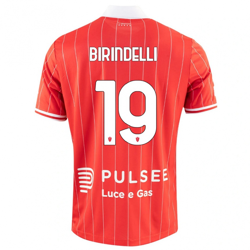 נשים כדורגל סמואלה בירינדלי #19 אדום לבן ג'רזי ביתית 2025/26