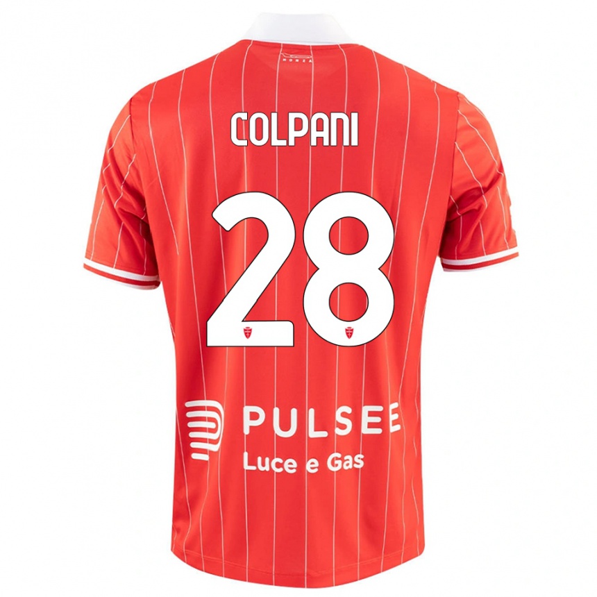 נשים כדורגל אנדראה קולפאני #28 אדום לבן ג'רזי ביתית 2025/26