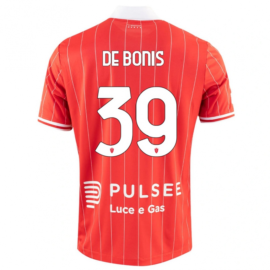 נשים כדורגל אנדריאה דה בוניס #39 אדום לבן ג'רזי ביתית 2025/26
