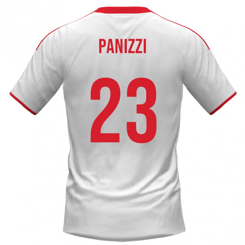 נשים כדורגל אריק פאניצי #23 לבן אדום ג'רזי ביתית 2025/26