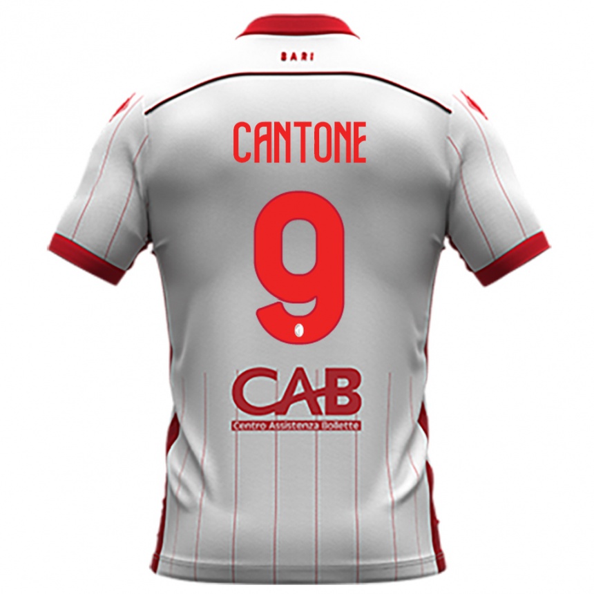 נשים כדורגל Thomas Cantone #9 לבן אדום ג'רזי ביתית 2025/26