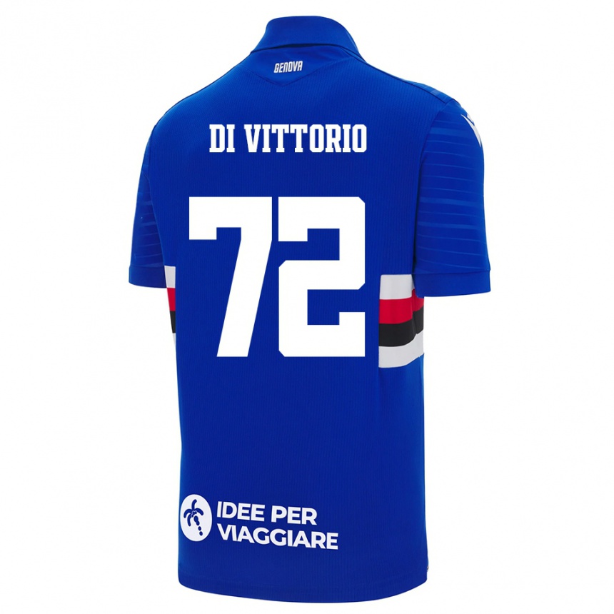 נשים כדורגל איירין די ויטוריו #72 כחול לבן ג'רזי ביתית 2025/26