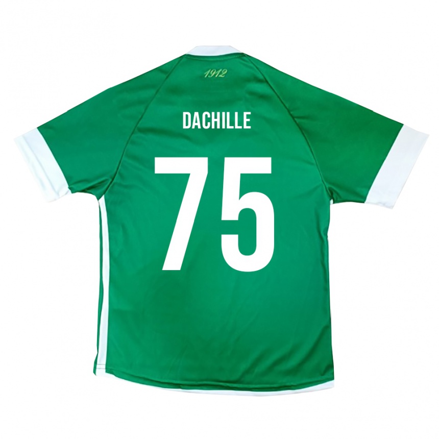 נשים כדורגל דומניקו דשיל #75 ירוק לבן ג'רזי ביתית 2025/26