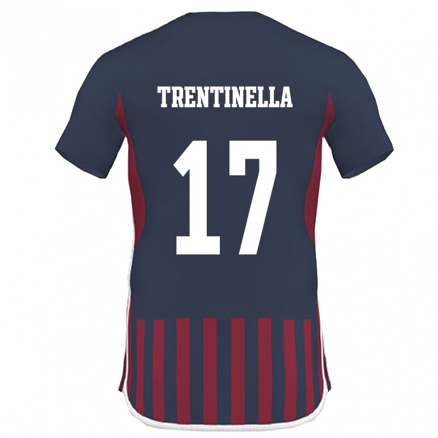 נשים כדורגל Marco Trentinella #17 כחול נייבי אדום ג'רזי ביתית 2025/26