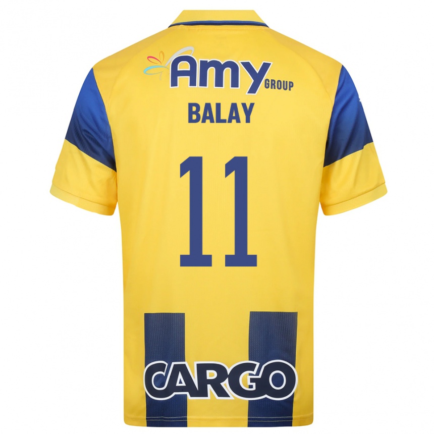 נשים כדורגל יהודה בליי #11 צהוב כחול נייבי ג'רזי ביתית 2025/26