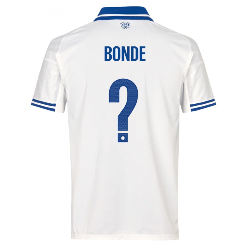 נשים כדורגל Rode Bonde #0 לבן כחול ג'רזי ביתית 2025/26