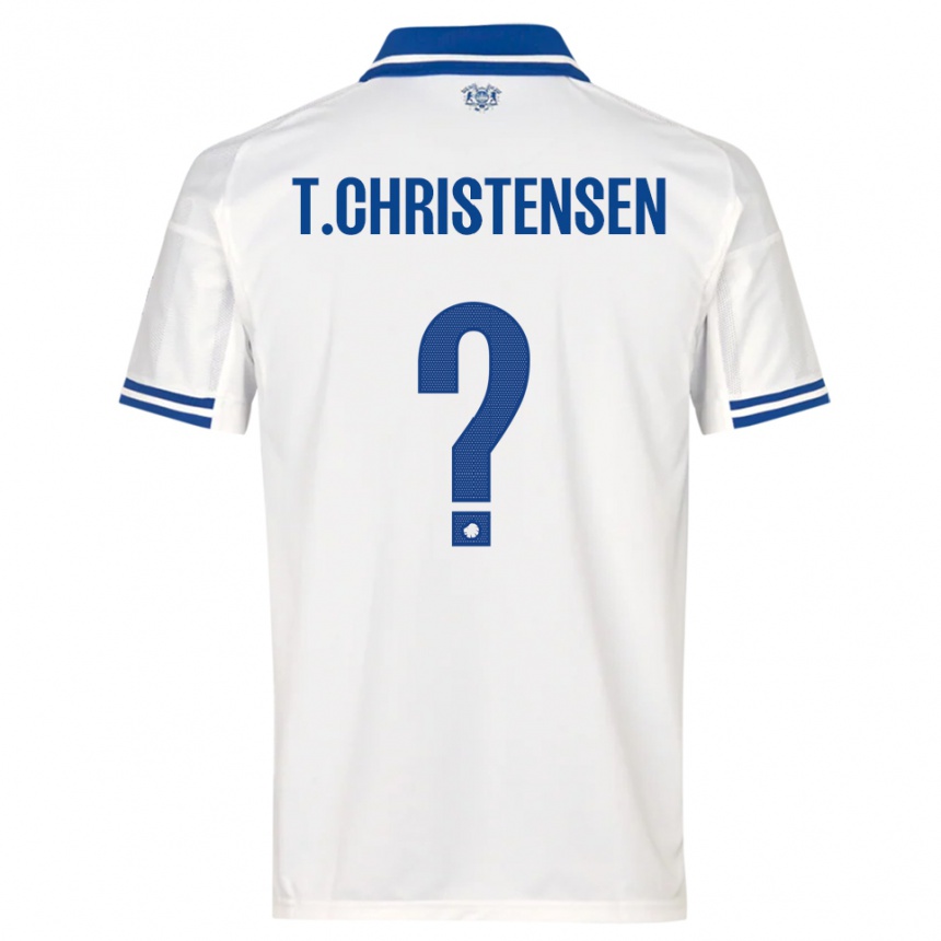 נשים כדורגל Tristan Christensen #0 לבן כחול ג'רזי ביתית 2025/26