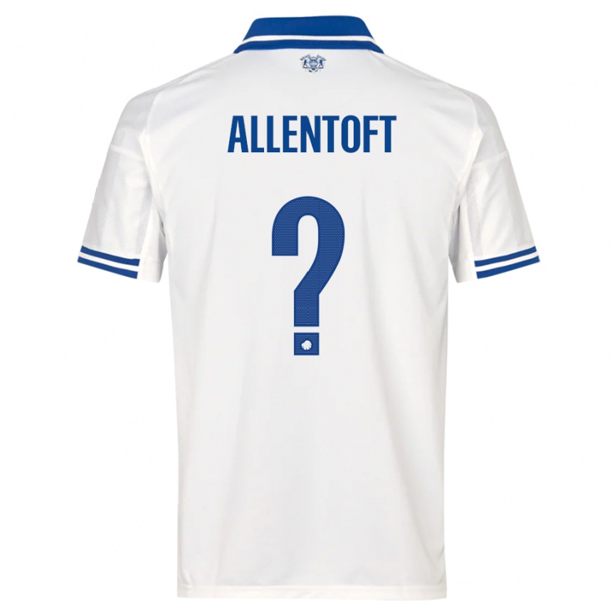 נשים כדורגל Philip Allentoft #0 לבן כחול ג'רזי ביתית 2025/26