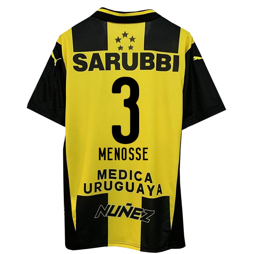 נשים כדורגל הרנן מנוסה #3 צהוב שחור ג'רזי ביתית 2025/26 נשים כדורגל הרנן מנוסה #3 צהוב שחור ג'רזי ביתית 2025/26