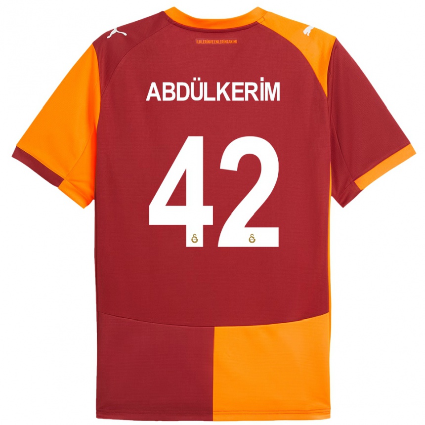 נשים כדורגל אבדילקרים ברדקס #42 אדום כתום ג'רזי ביתית 2025/26