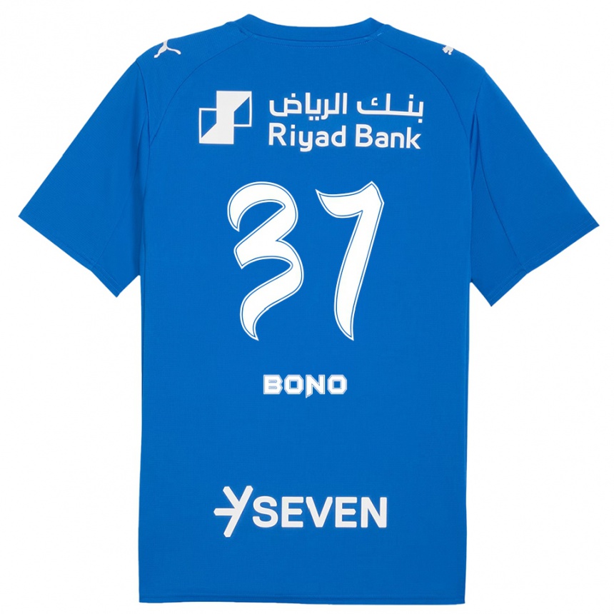 נשים כדורגל בונו #37 כחול לבן ג'רזי ביתית 2025/26