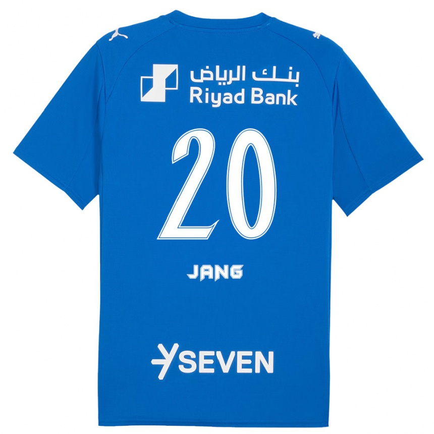 נשים כדורגל יאנג היון-סו #20 כחול לבן ג'רזי ביתית 2025/26