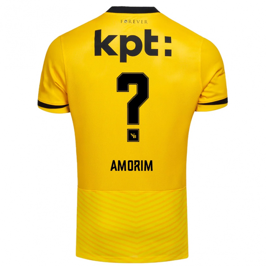 נשים כדורגל Rui Amorim #0 צהוב שחור ג'רזי ביתית 2025/26 נשים כדורגל Rui Amorim #0 צהוב שחור ג'רזי ביתית 2025/26