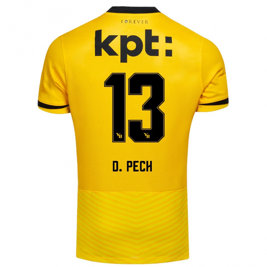 נשים כדורגל דומיניק פץ׳ #13 צהוב שחור ג'רזי ביתית 2025/26
