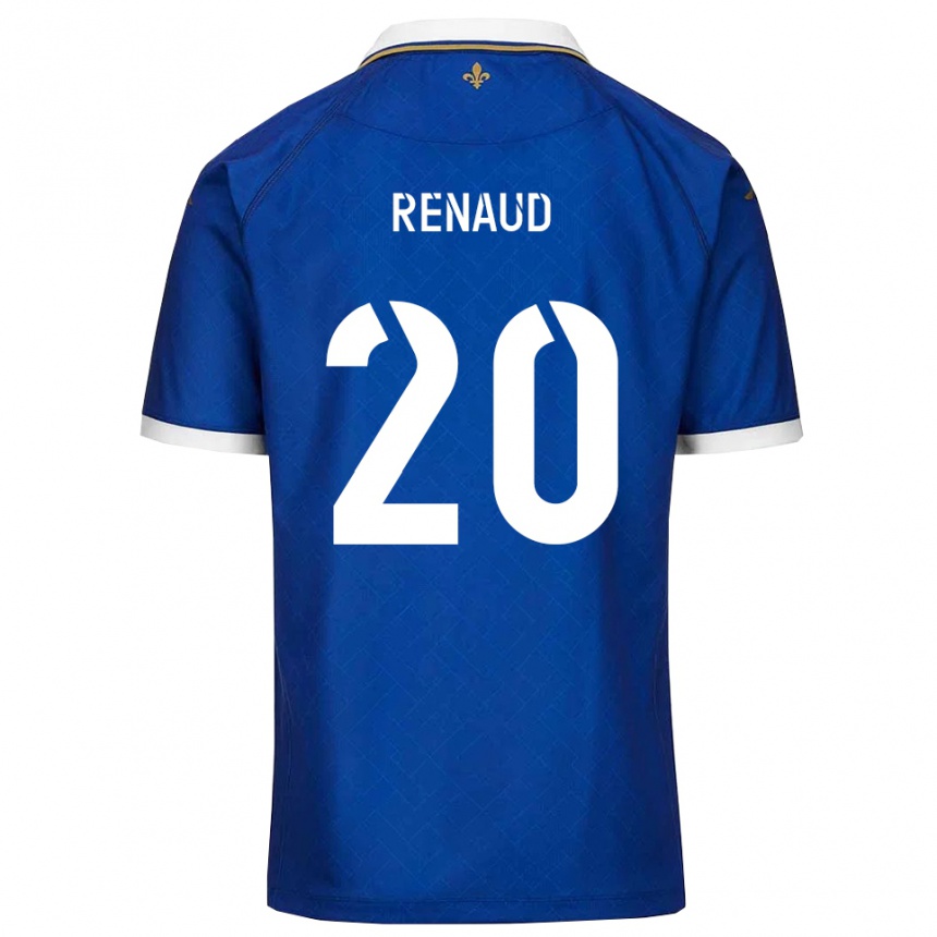 נשים כדורגל Tom Renaud #20 כחול זהב ג'רזי ביתית 2025/26