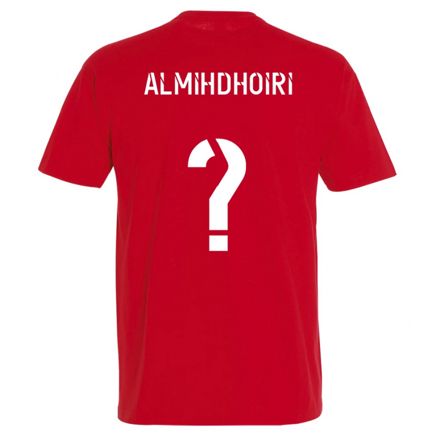 נשים כדורגל Younes Almihdhoiri #0 אדום צהוב ג'רזי ביתית 2025/26