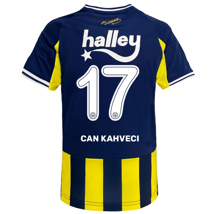 נשים כדורגל איפרן קאן קאבצ'י #17 צהוב כחול נייבי לבן ג'רזי ביתית 2025/26
