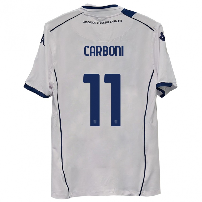 נשים כדורגל פרנקו קרבוני #11 כחול כהה הרחק ג'רזי 2025/26