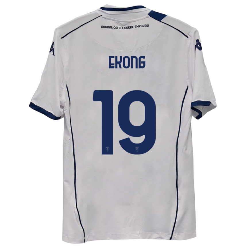 נשים כדורגל עמנואל אקונג #19 כחול כהה הרחק ג'רזי 2025/26