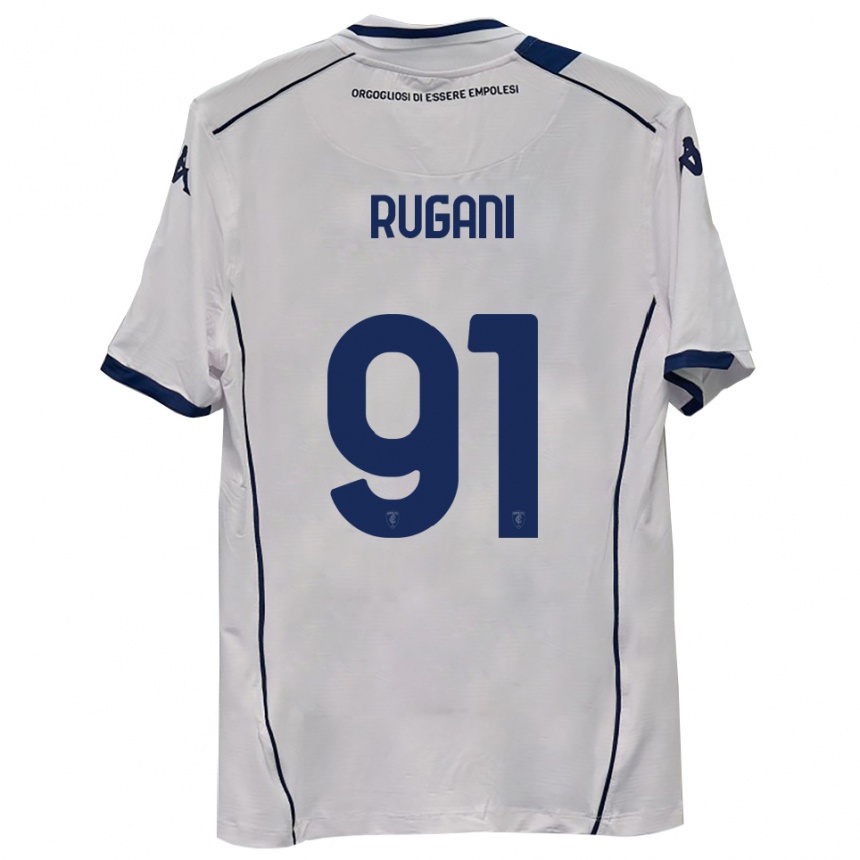 נשים כדורגל טומאסו רוגאני #91 כחול כהה הרחק ג'רזי 2025/26