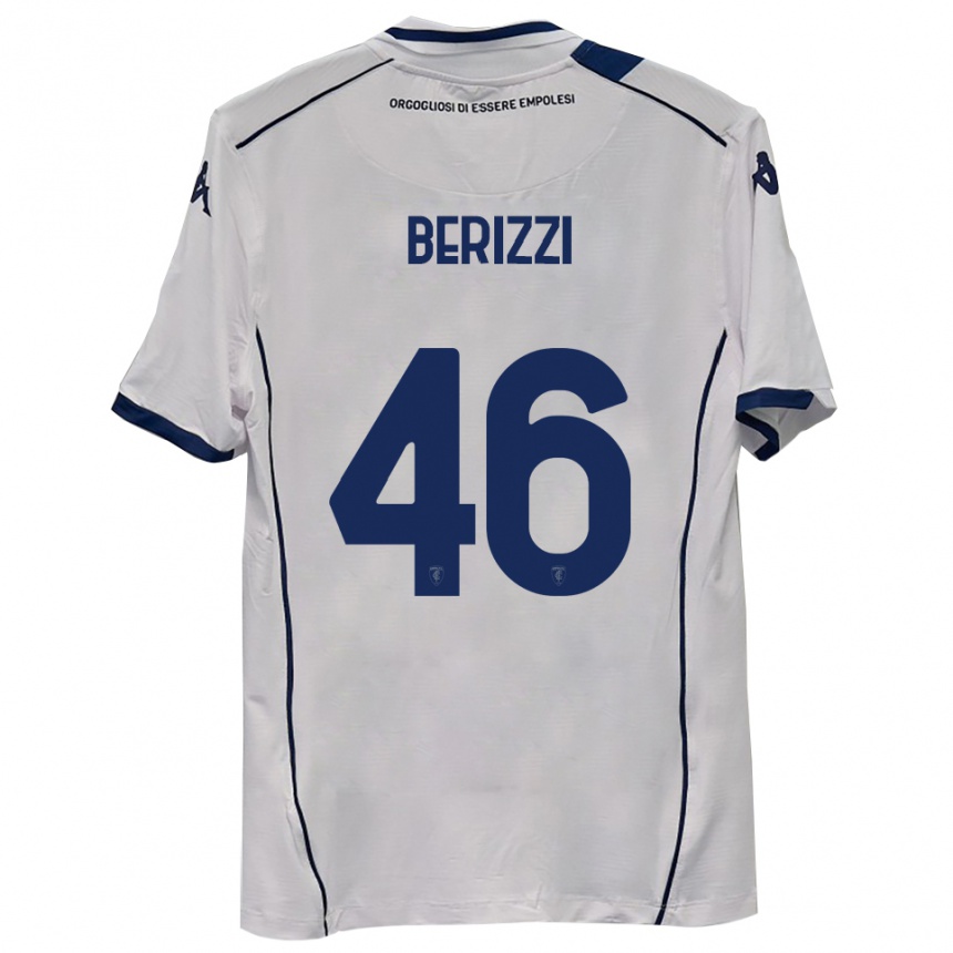 נשים כדורגל Roberto Berizzi #46 כחול כהה הרחק ג'רזי 2025/26