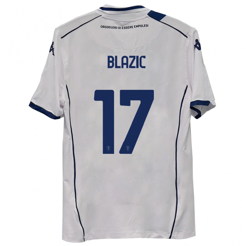 נשים כדורגל מאג׳ בלאז׳יץ׳ #17 כחול כהה הרחק ג'רזי 2025/26
