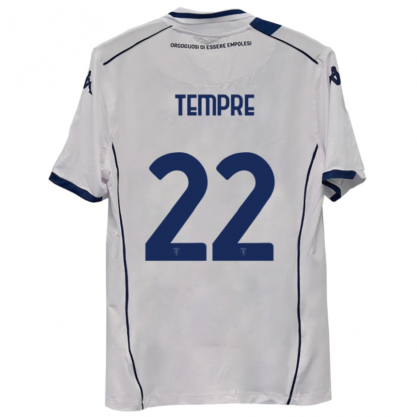 נשים כדורגל Michele Tempre #22 כחול כהה הרחק ג'רזי 2025/26